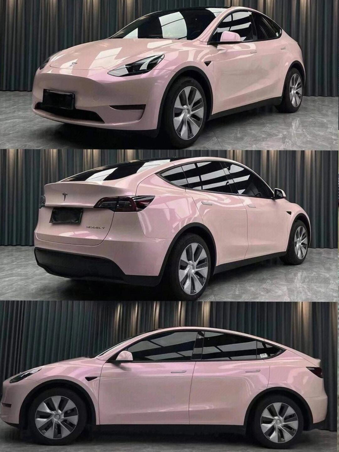 特斯拉改色合集|这简直太壮观了6015_汽车杂谈