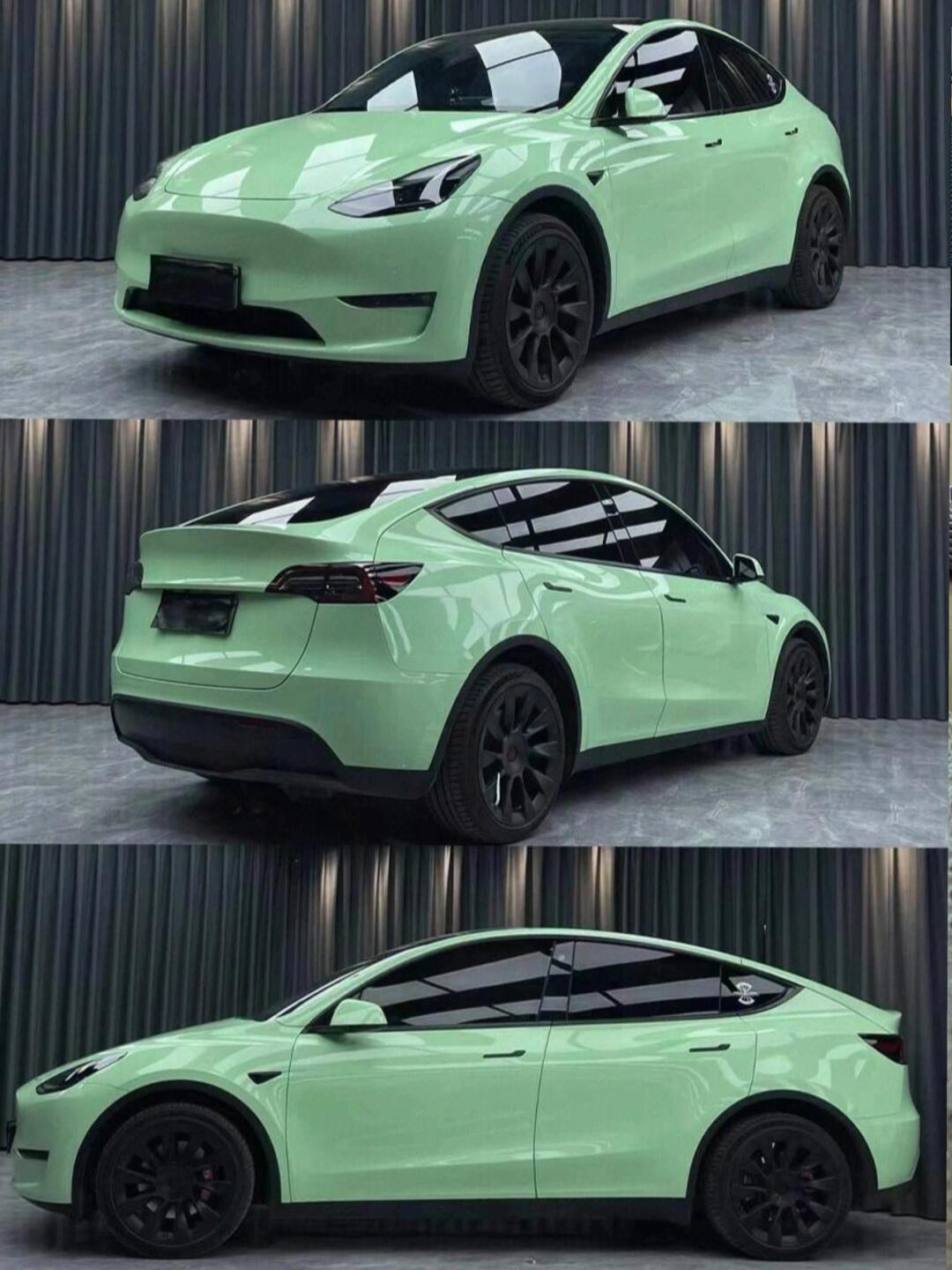 特斯拉改色合集|这简直太壮观了6015_汽车杂谈