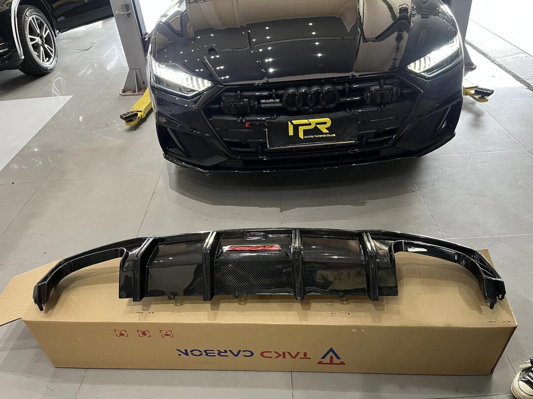 奥迪a7l 升降尾翼,碳纤维尾唇_奥迪a6社区_易车社区