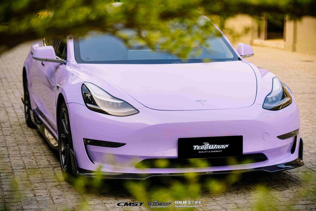 特斯拉model 3|钢琴莫兰迪紫_model 3社区_易车社区