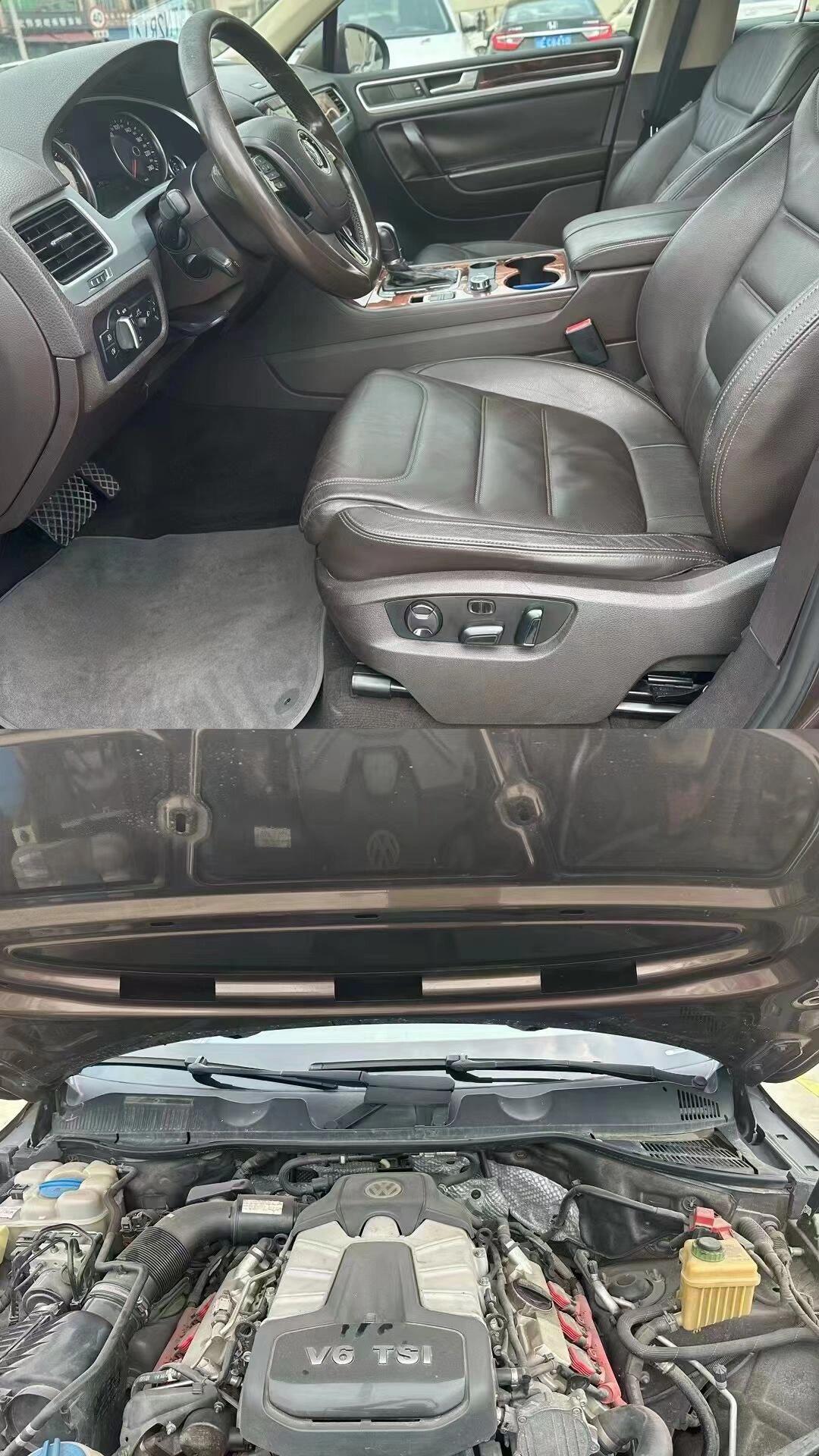 2012年德国原装进口大众·途锐 3.0tsi v6标准汽油版 仅行驶 原购车价