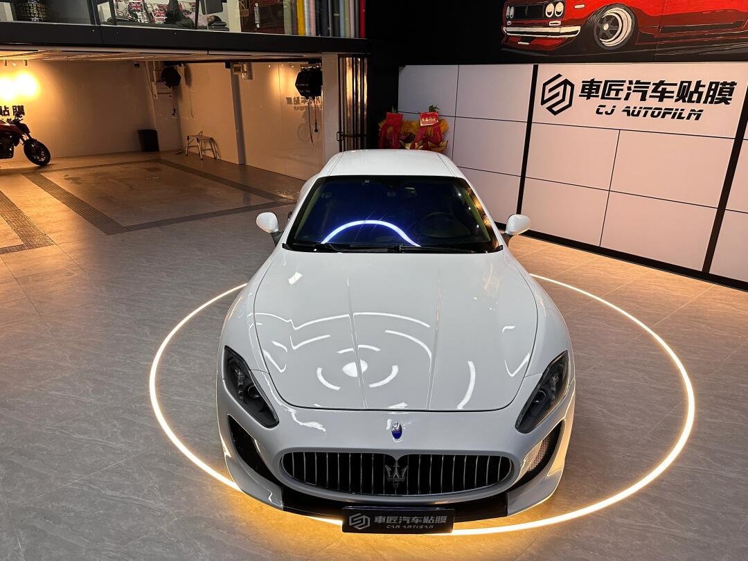 海口改色贴膜|当年上路300w的玛莎拉蒂gt
