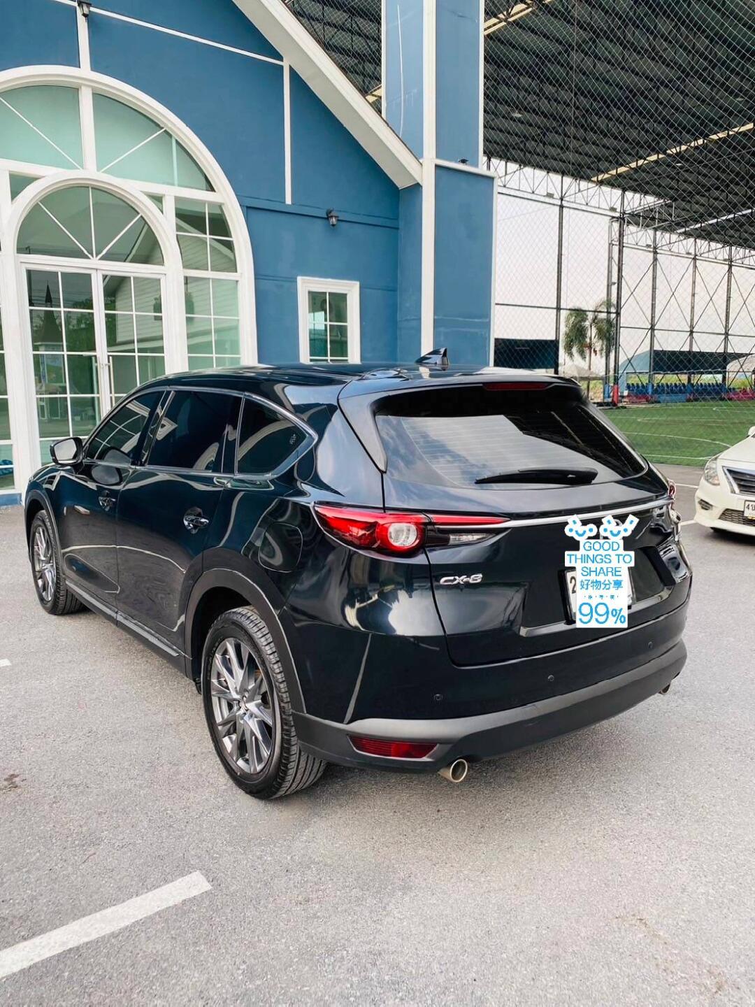 9593曼谷实体二手车行 29年马自达cx8顶配