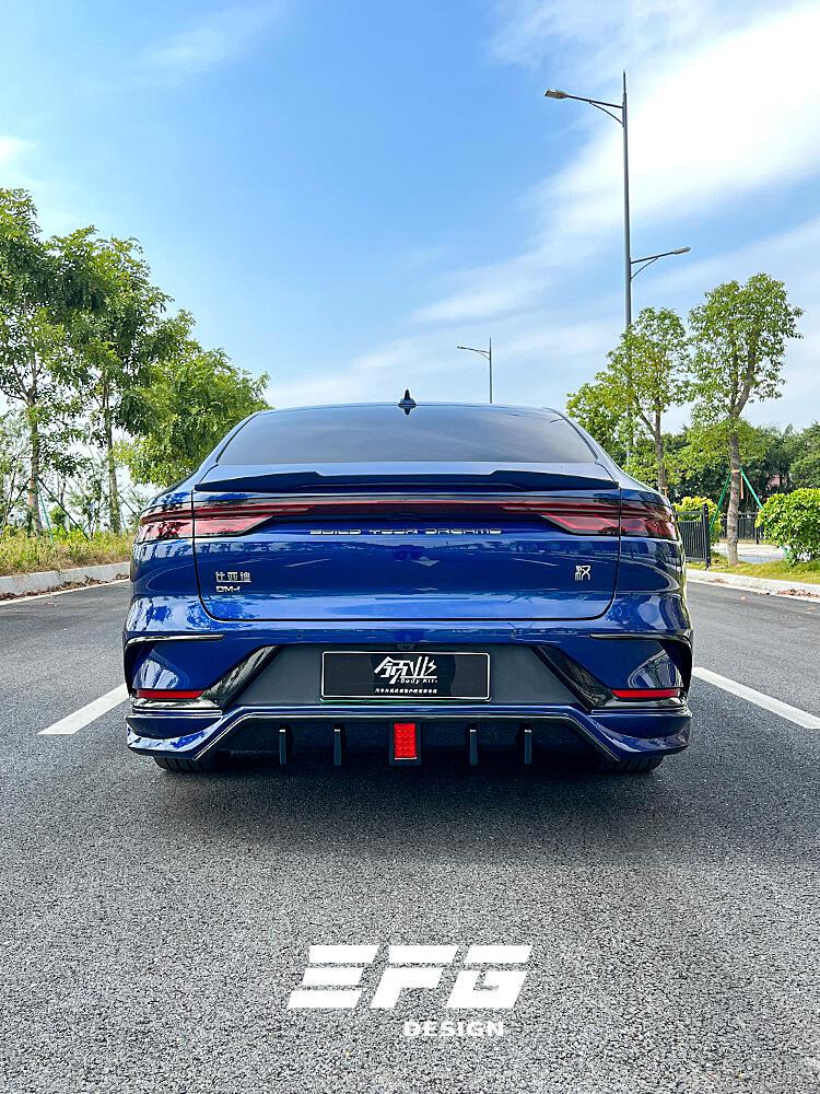 比亚迪汉改装efg款包围套件车身外观升级