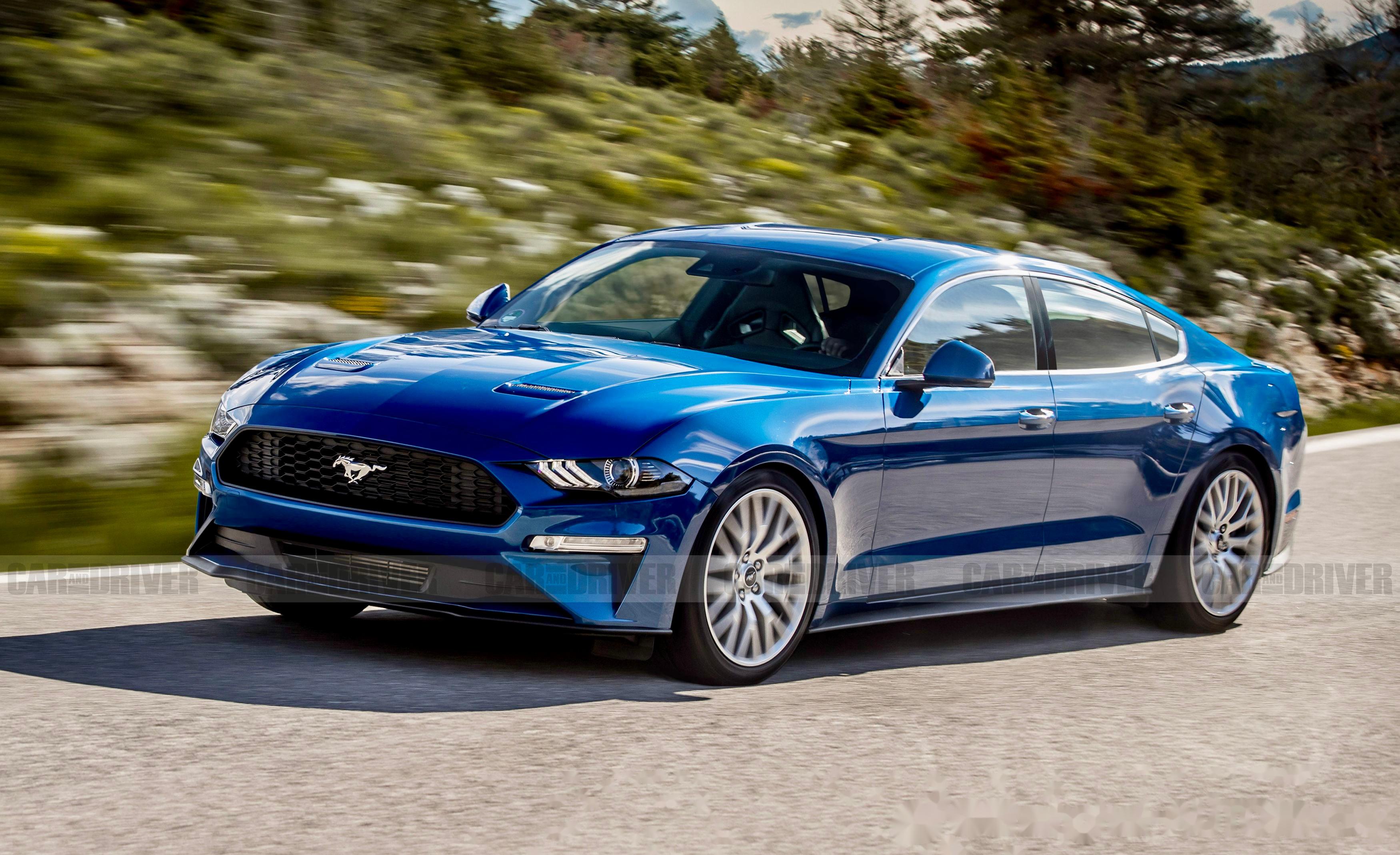 几个小时前,外国汽车新闻网站盛传福特正在研发四门野马的轿车车型.