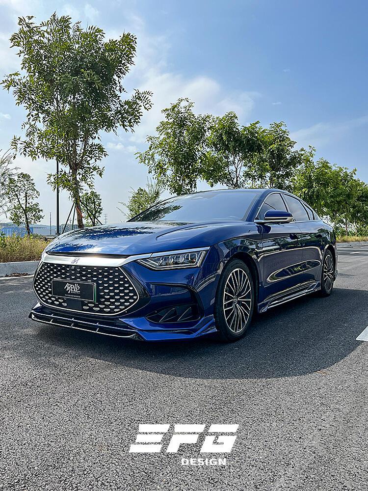 比亚迪汉改装efg款包围套件车身外观升级