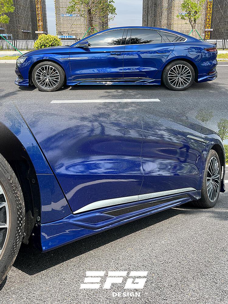 比亚迪汉改装efg款包围套件车身外观升级