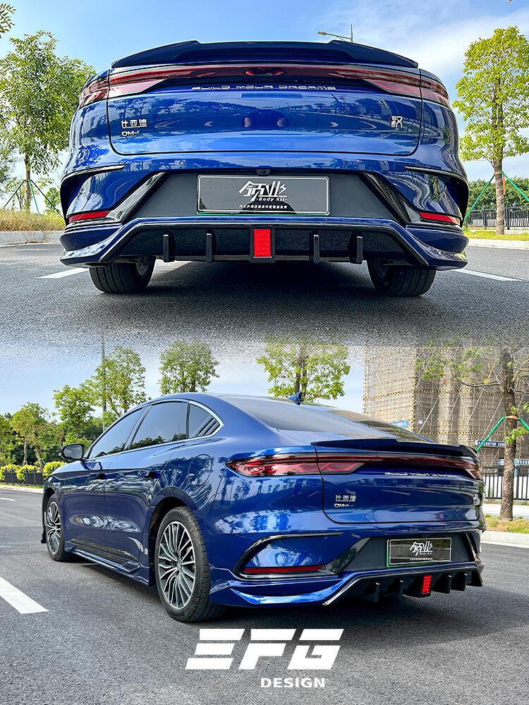 比亚迪汉改装efg款包围套件车身外观升级