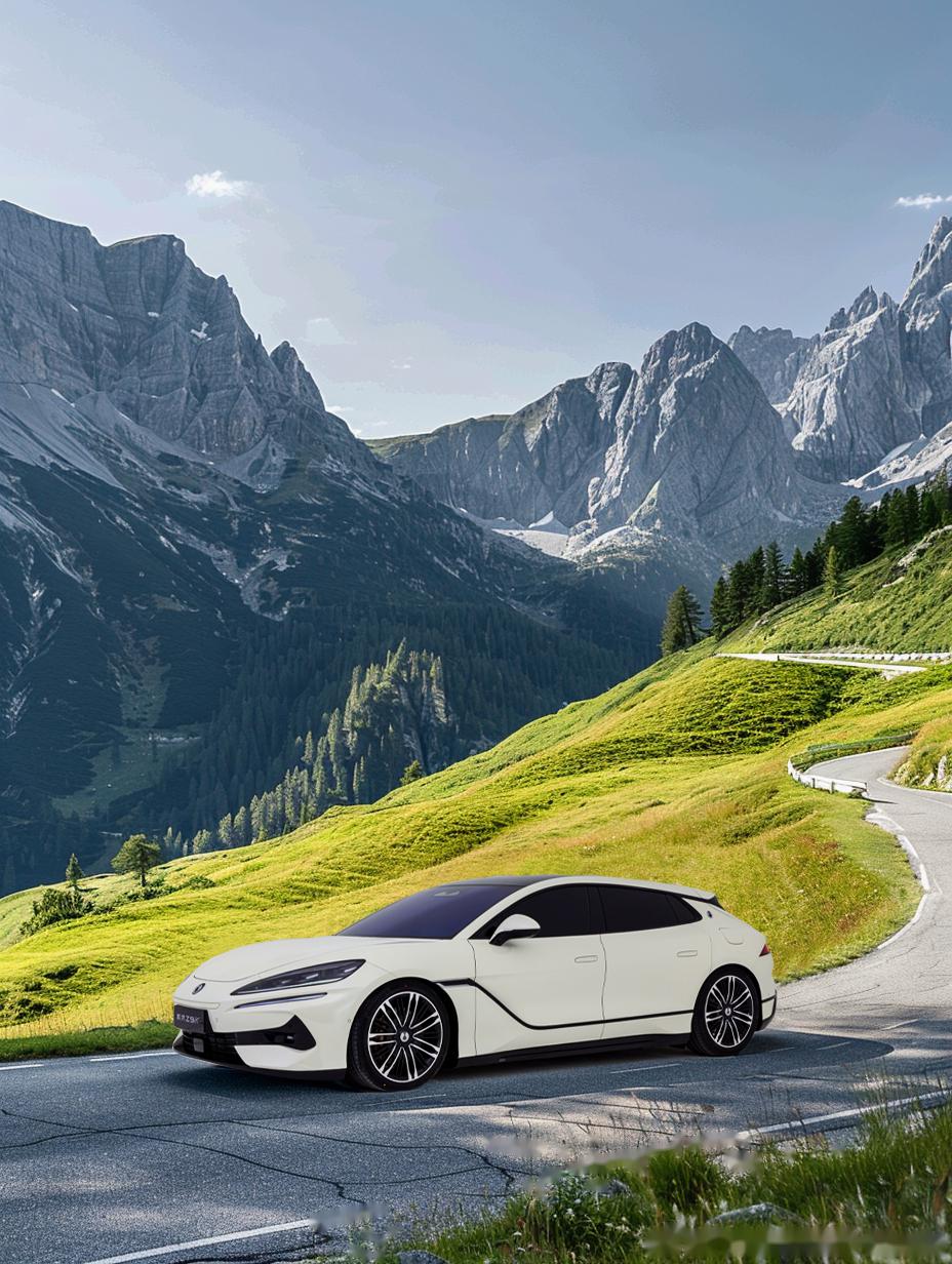 腾势z9gt在任何自然环境里都超出片,开最靓的豪华轿车,去看最美的风景