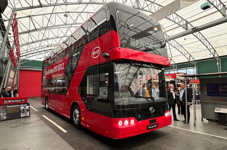 比亚迪的bd11双层电动巴士,将取代伦敦街头经典的routemaster