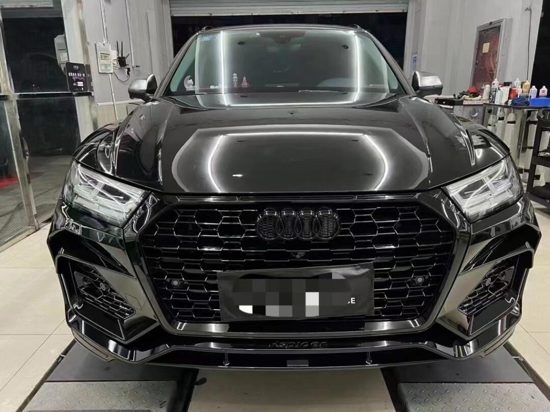 18-20款q5l改装毒蜘前包围77尾唇尾喉_奥迪q5l sportback社区_易车