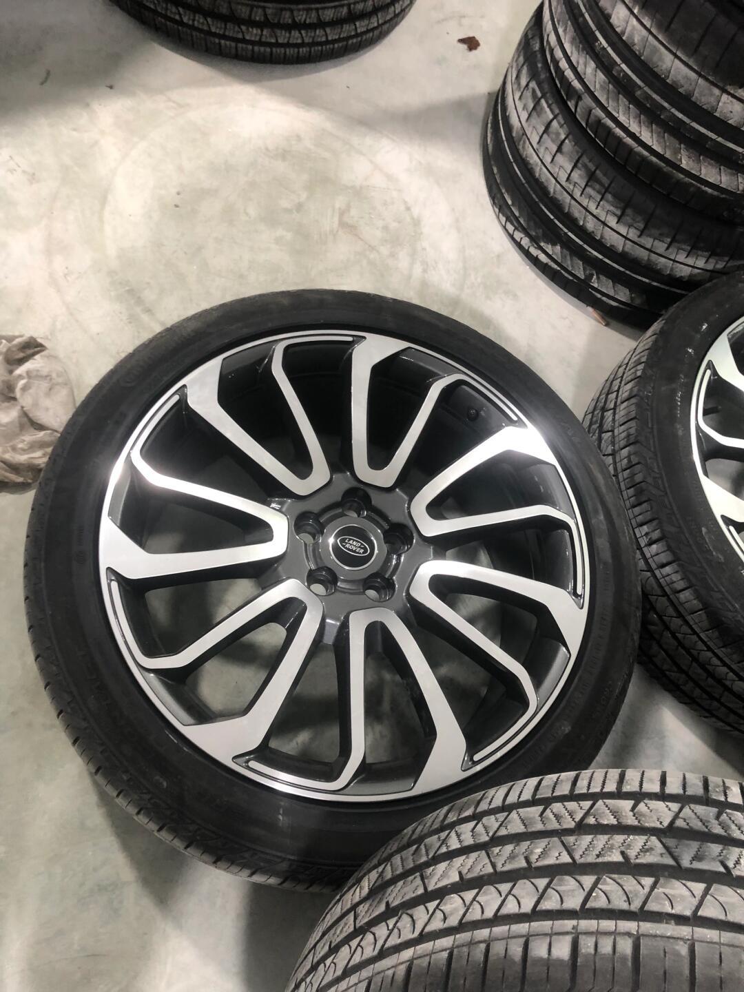 路虎22寸轮毂刀锋路虎揽胜行政版原车拆车件