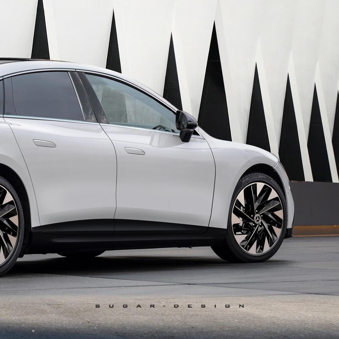 奔驰c级ev电动轿车新车预览!