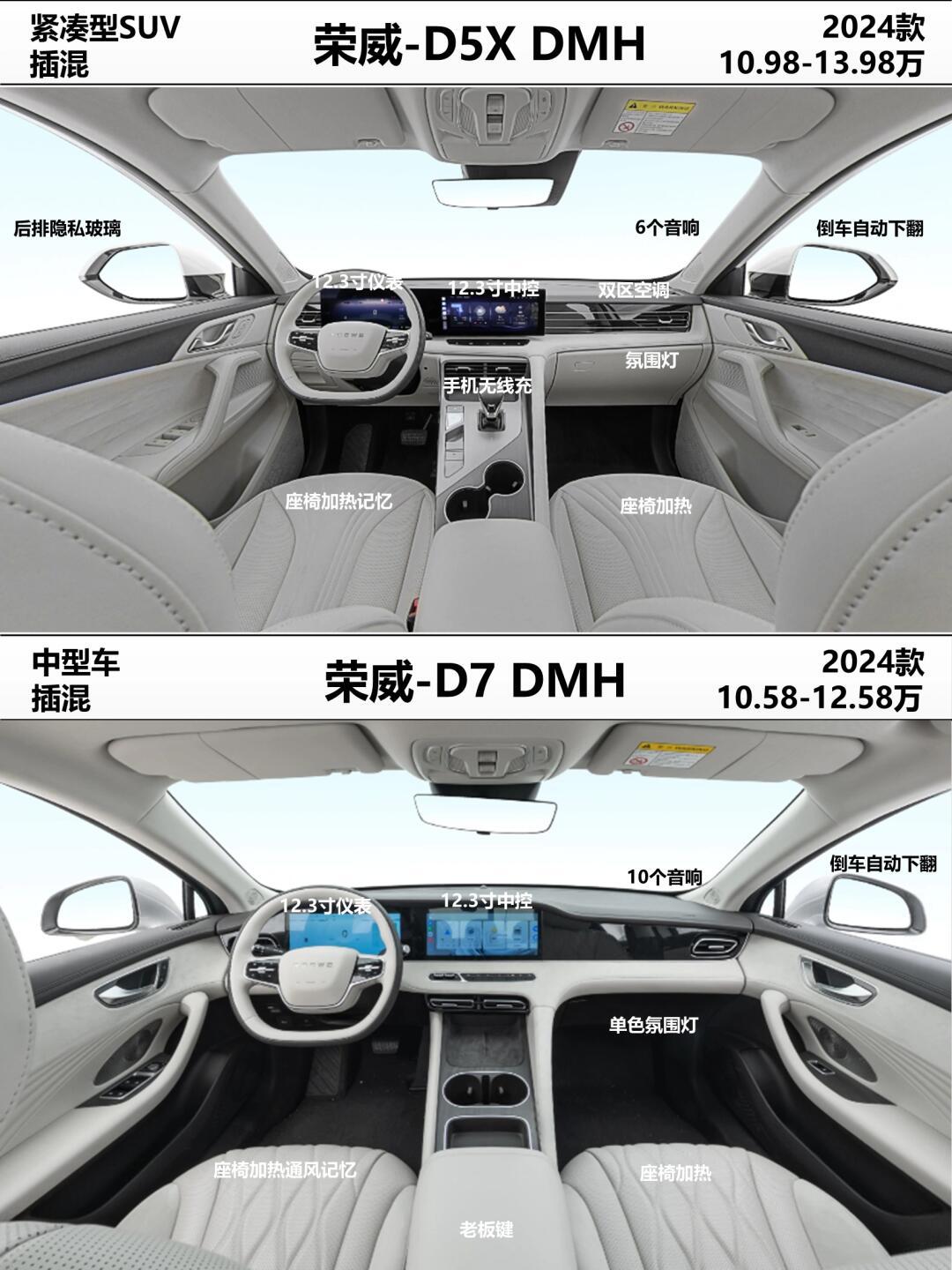 10秒速览荣威d5x dmh与d7 dmh_荣威d5x dmh社区_易车社区