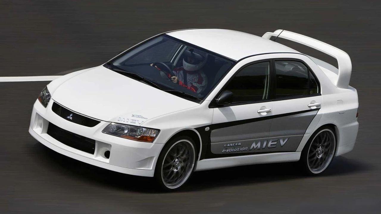 三菱evo纯电版 好家伙这油改电有点意思! 极速180,续航250 这是真正st