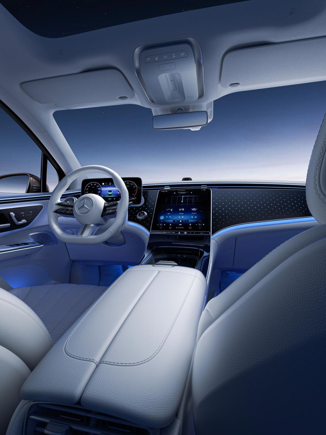 车内饰渲染_奔驰eqe社区_易车社区