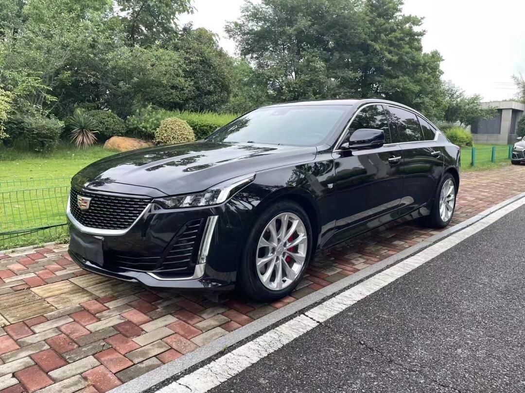 21年59715凯迪拉克ct5,一手过境大马力后驱10at变速箱,28t豪华, b