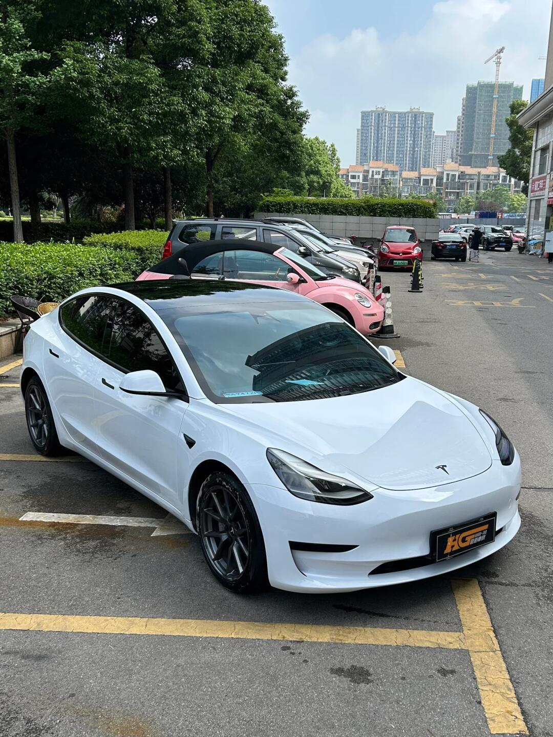 特斯拉model377钢琴白pet_model 3社区_易车社区