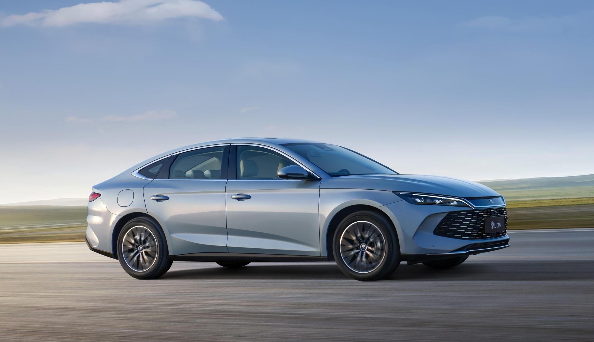 王朝网的重磅车型,定位中型轿车,首搭第五代dm技术的秦l dm-i正式上市