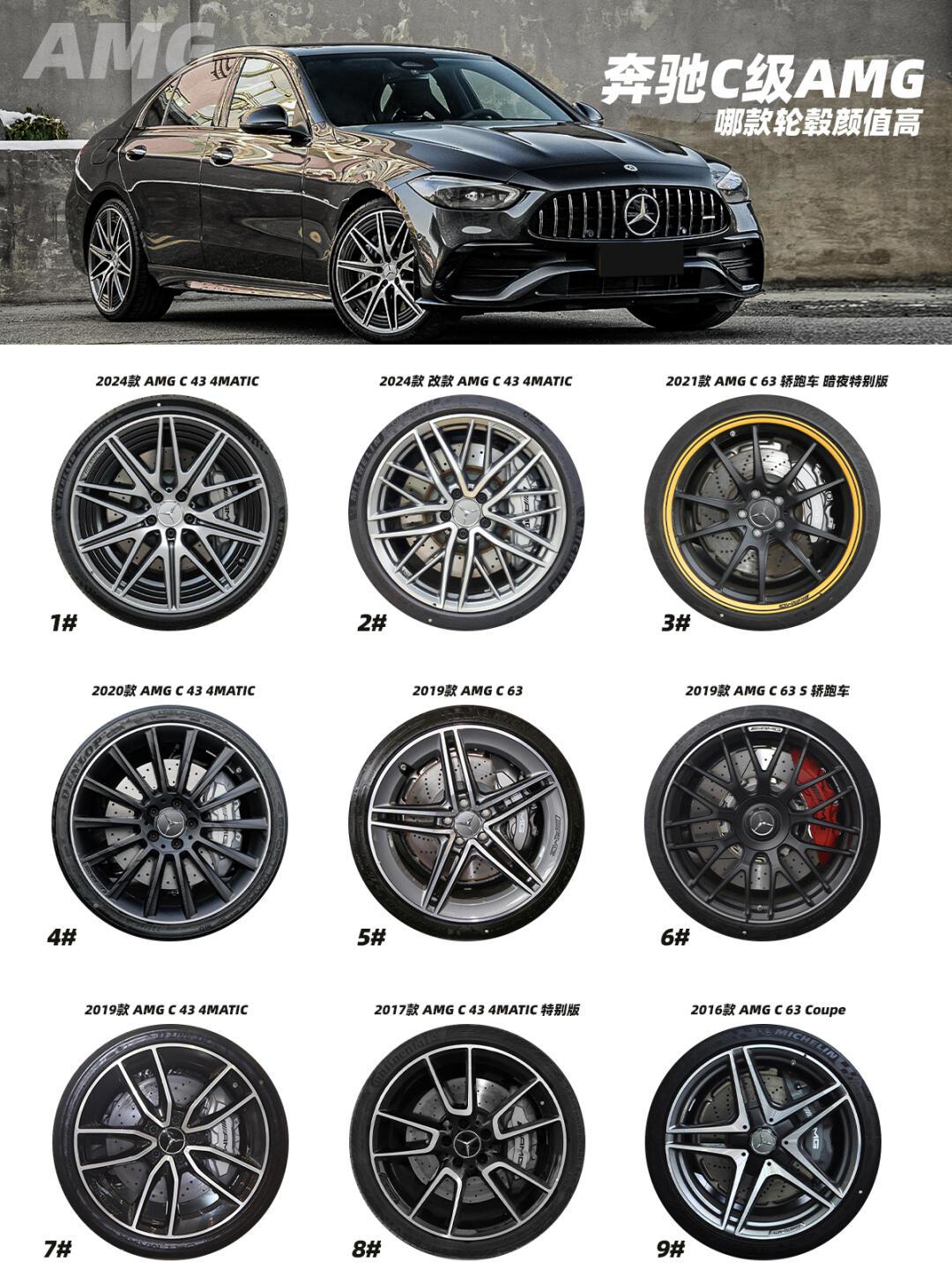 c级amg轮毂有比普通c级的好看吗?