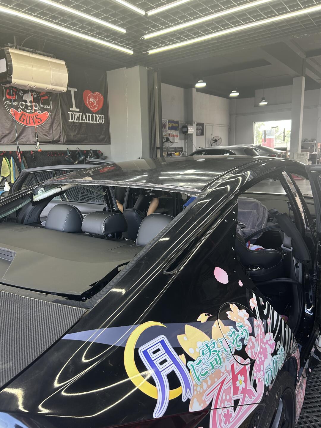 传祺影豹到店升级碳纤维车顶_影豹社区_易车社区