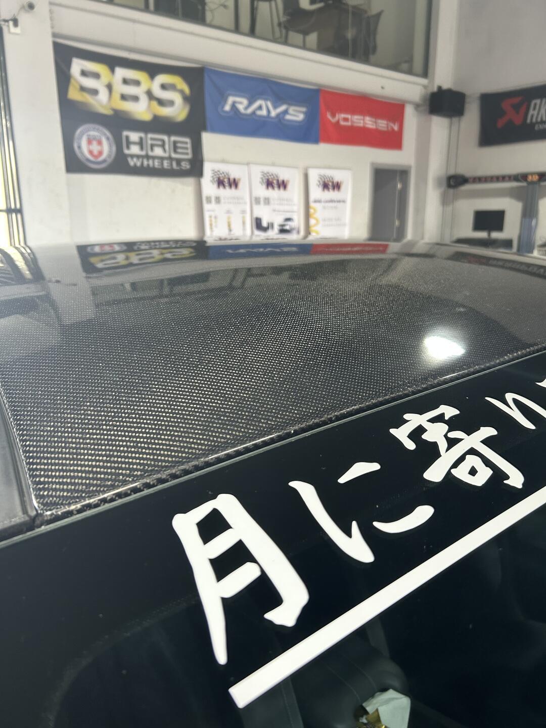 传祺影豹到店升级碳纤维车顶_影豹社区_易车社区