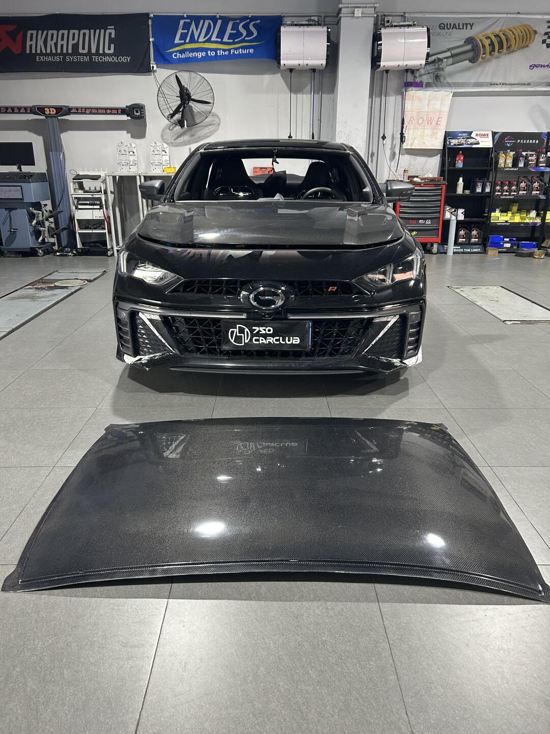 传祺影豹到店升级碳纤维车顶_影豹社区_易车社区