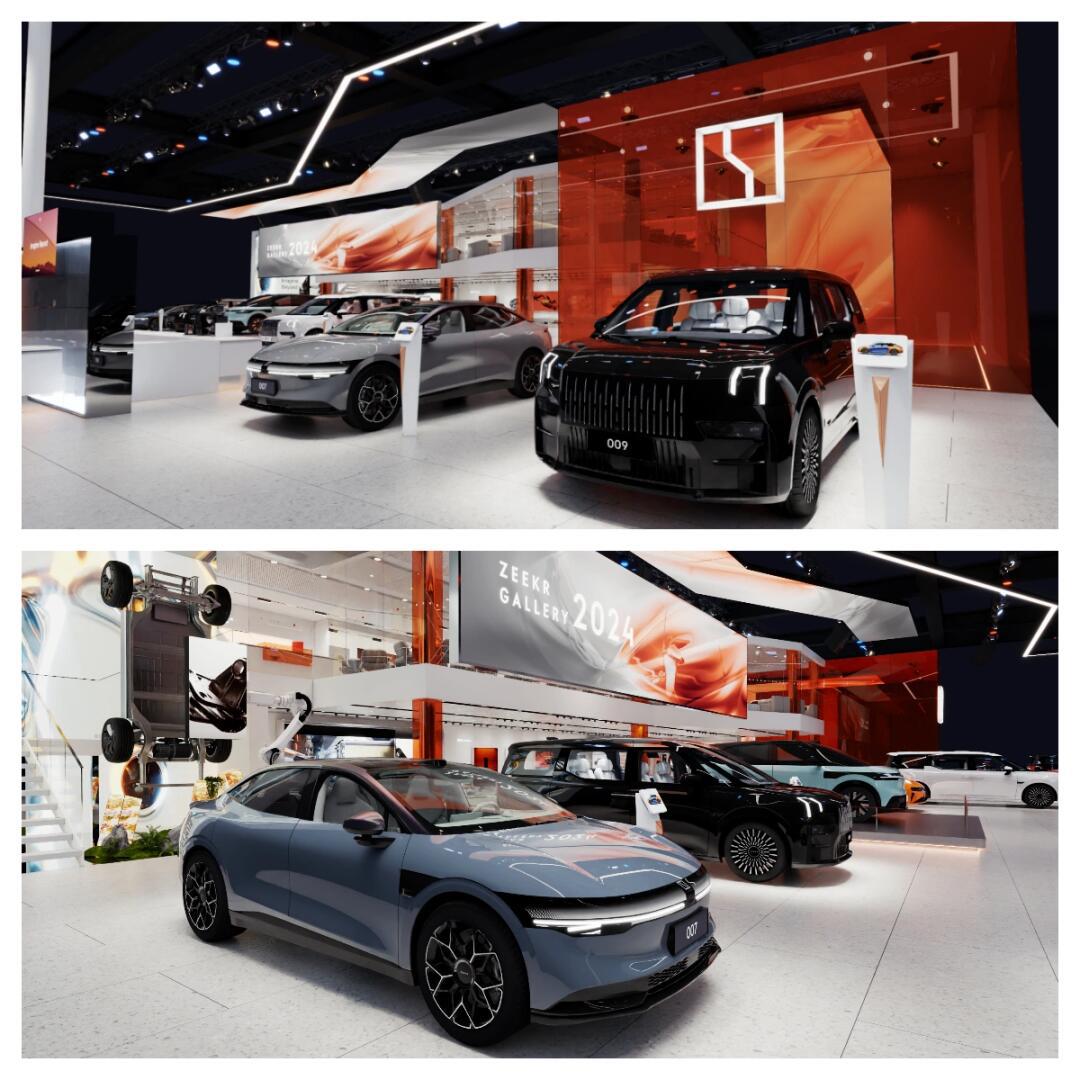 99极氪车展惊艳亮相,深港澳的科技新宠!