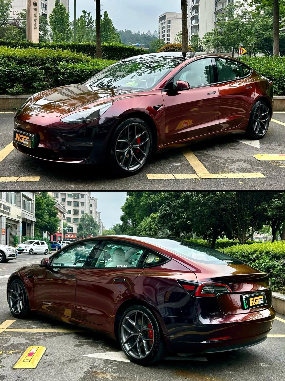 特斯拉399流光黑魅红
