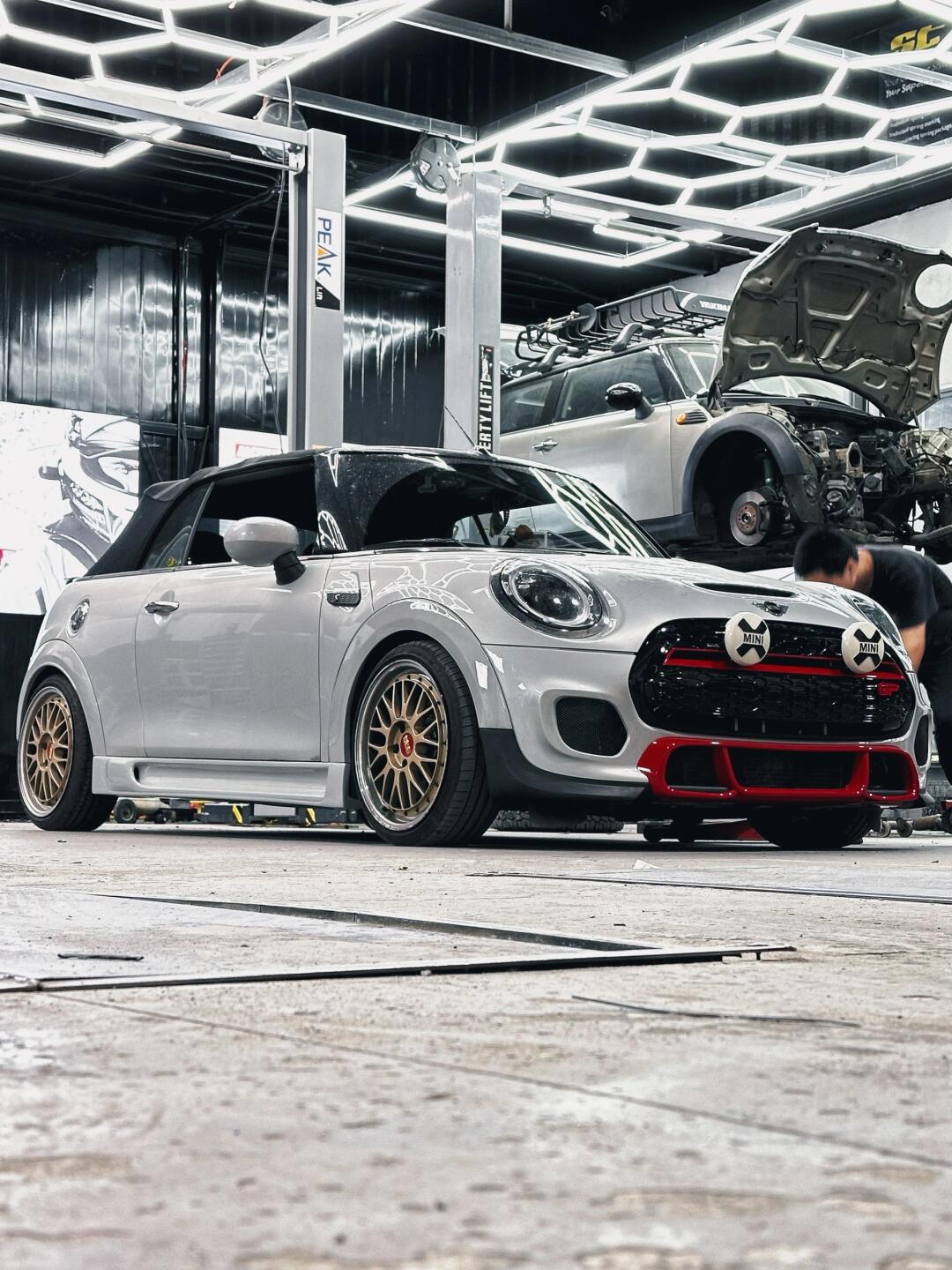 mini新改老71老款前杠diy装车f5771