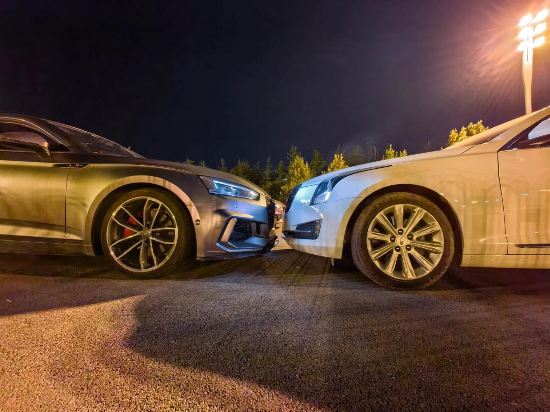 奥迪车友会夜跑