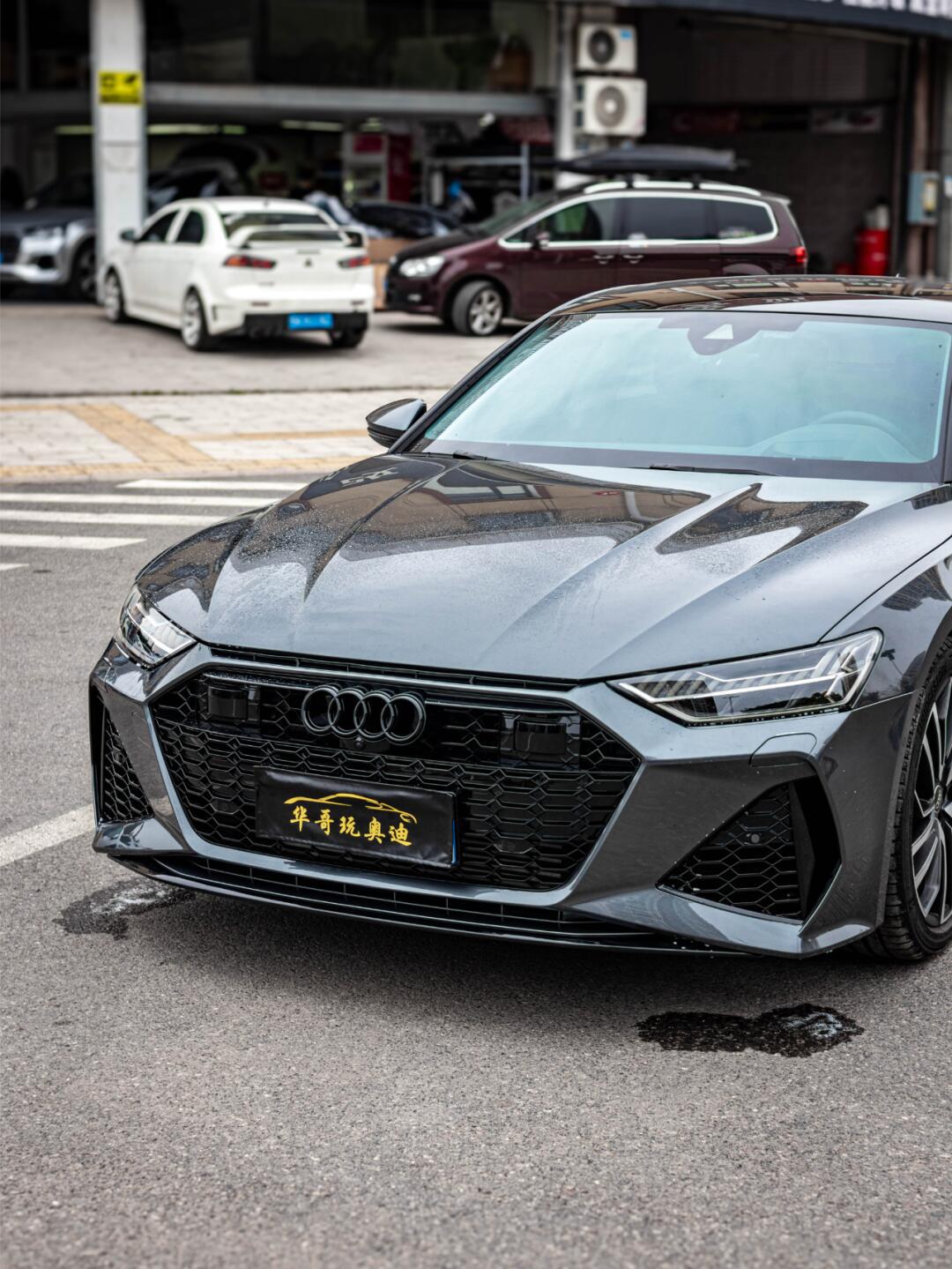 奥迪 a7 大变身 | rs7 包围 & 毒蜘后唇