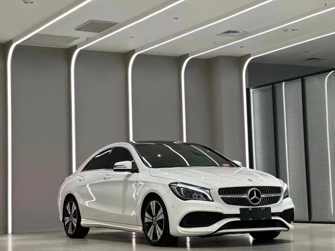 95上 进口奔驰cla200 时尚高配 19年 原版精品 真皮双电动运动座椅