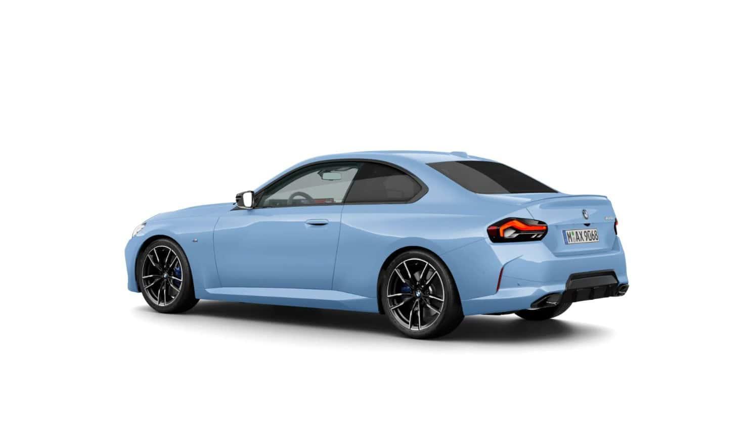 我凑,新款宝马m240i可以选择之前m2专属的赞德福特蓝车漆了,棒!