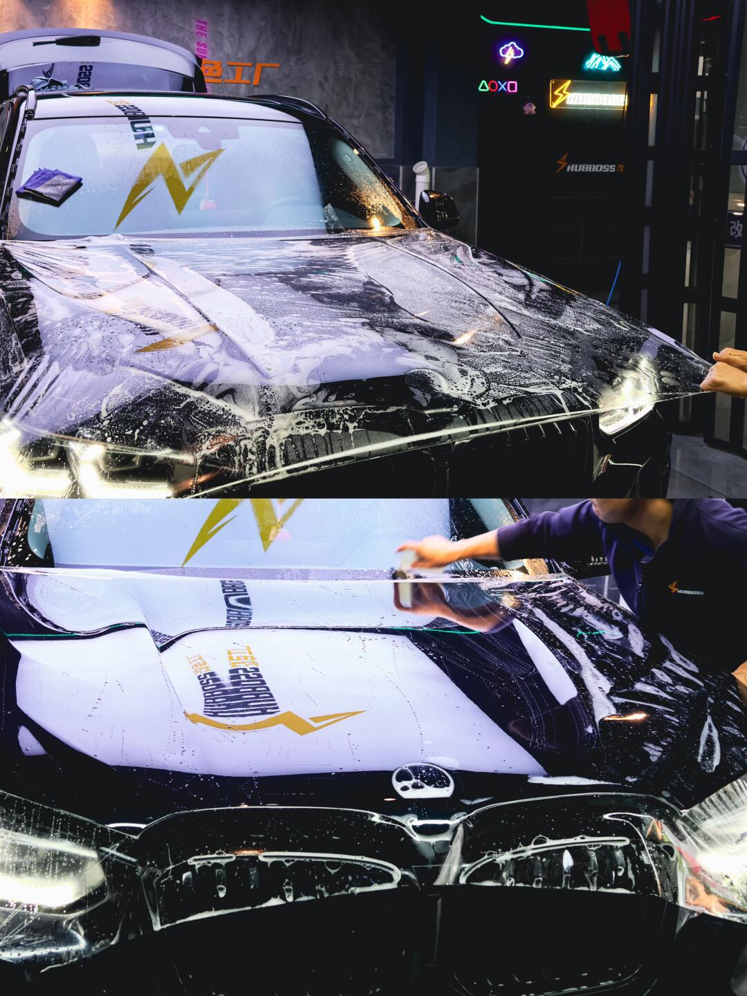 终于贴上隐形车衣了,轮毂卡钳也改色啦