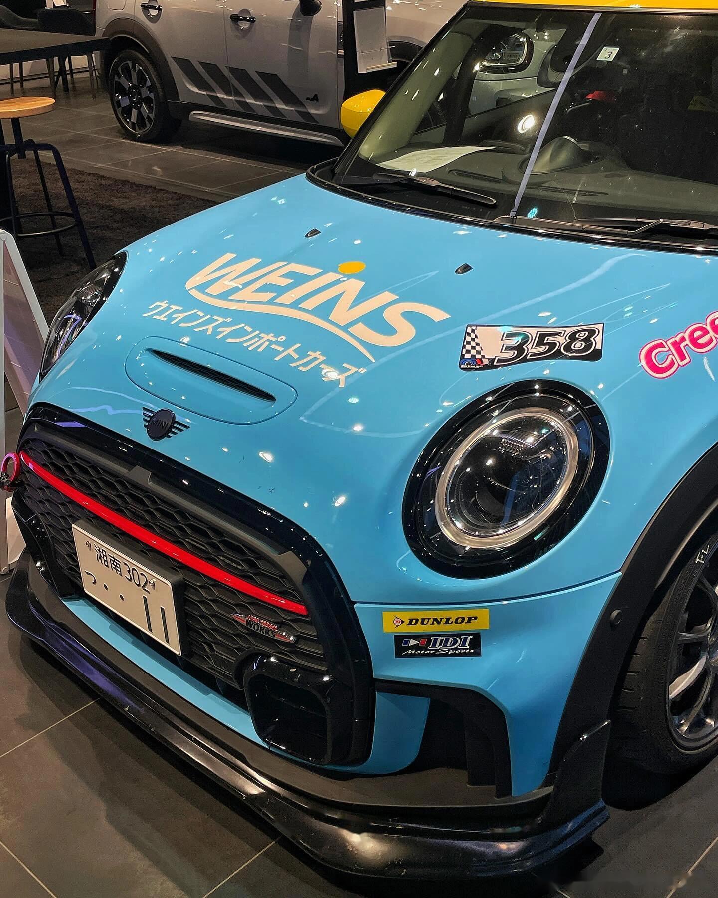 mini f56,jcw改装,这配色看来不止是小姐姐喜欢啊,还可以选配日本的gi