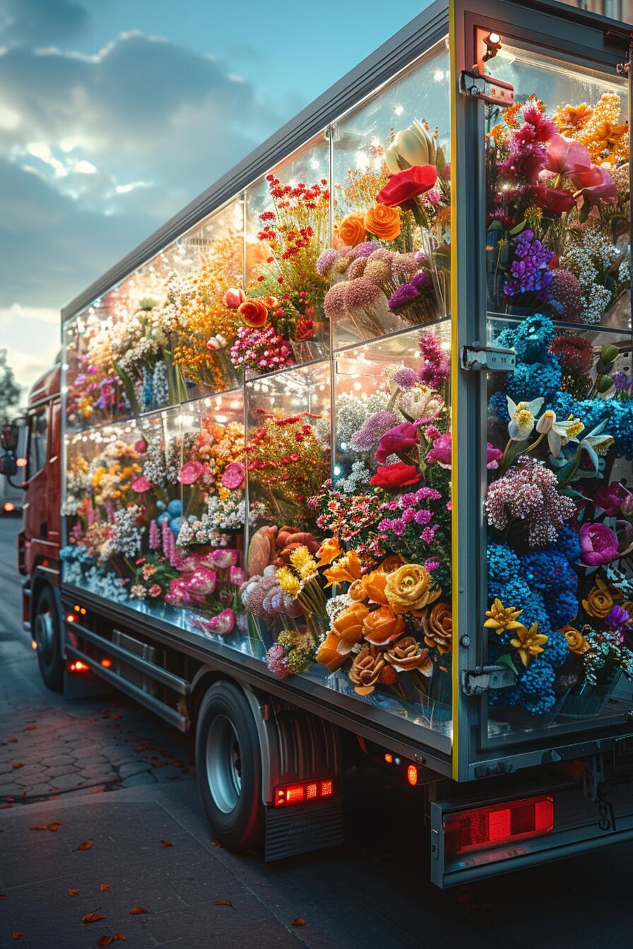 把鲜花98装满你的车箱吧7815