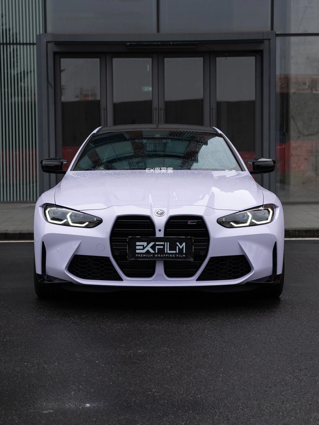 美到无法抗拒的紫90|宝马m4改色悠雾紫