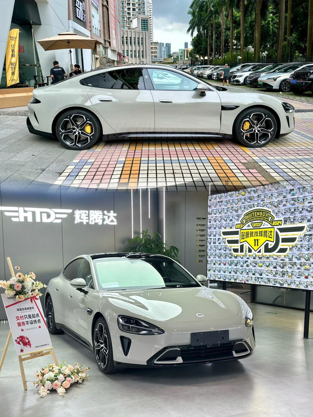小米su7 雅灰 真的百看不腻😍_小米SU7社区_易车社区