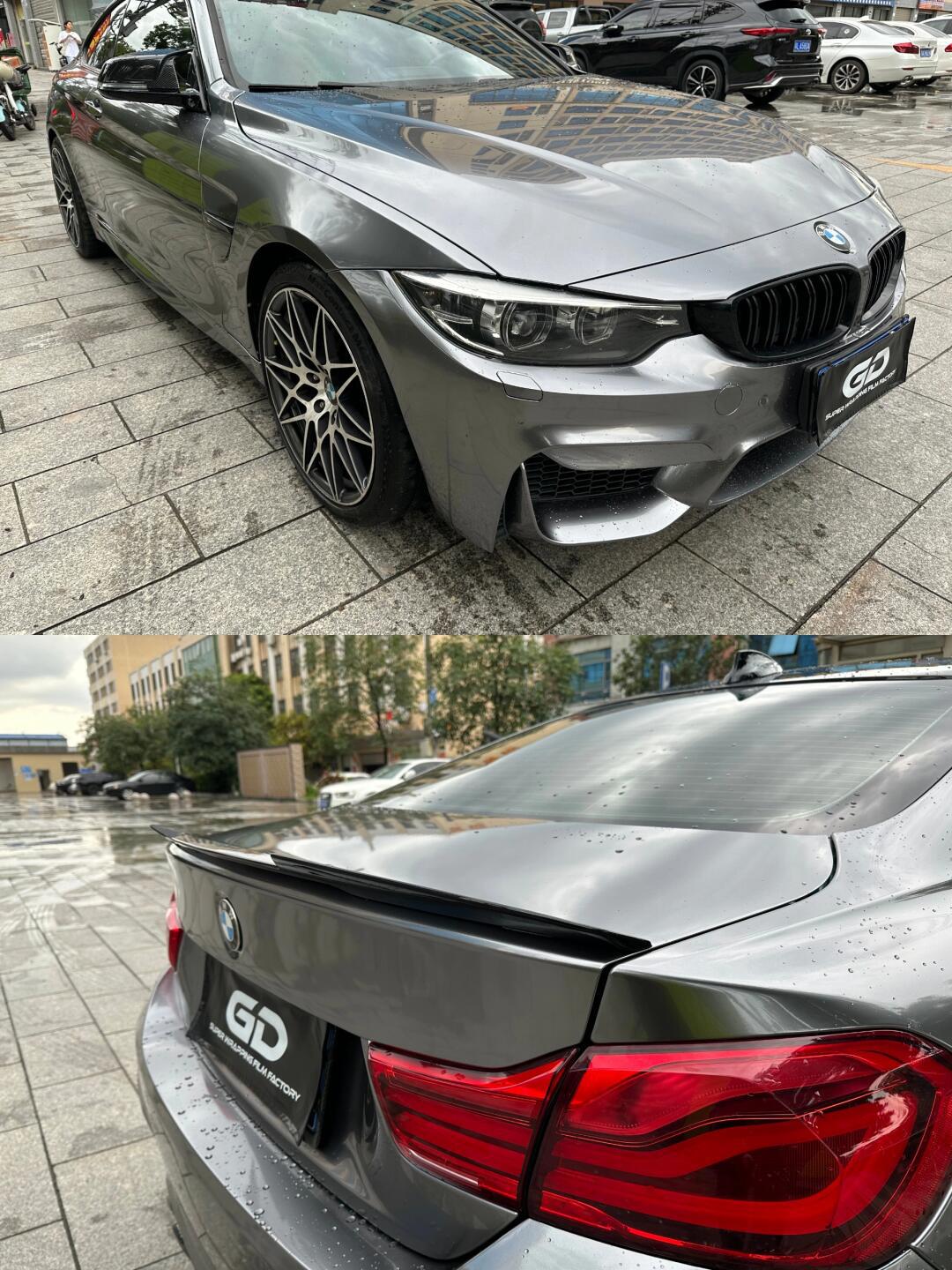 宝马4系改色液态金属玛瑙灰