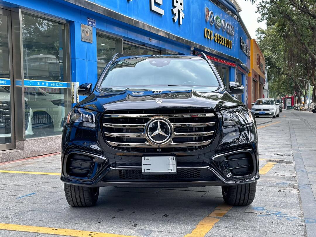 24款美版奔驰gls450 曜石黑/棕