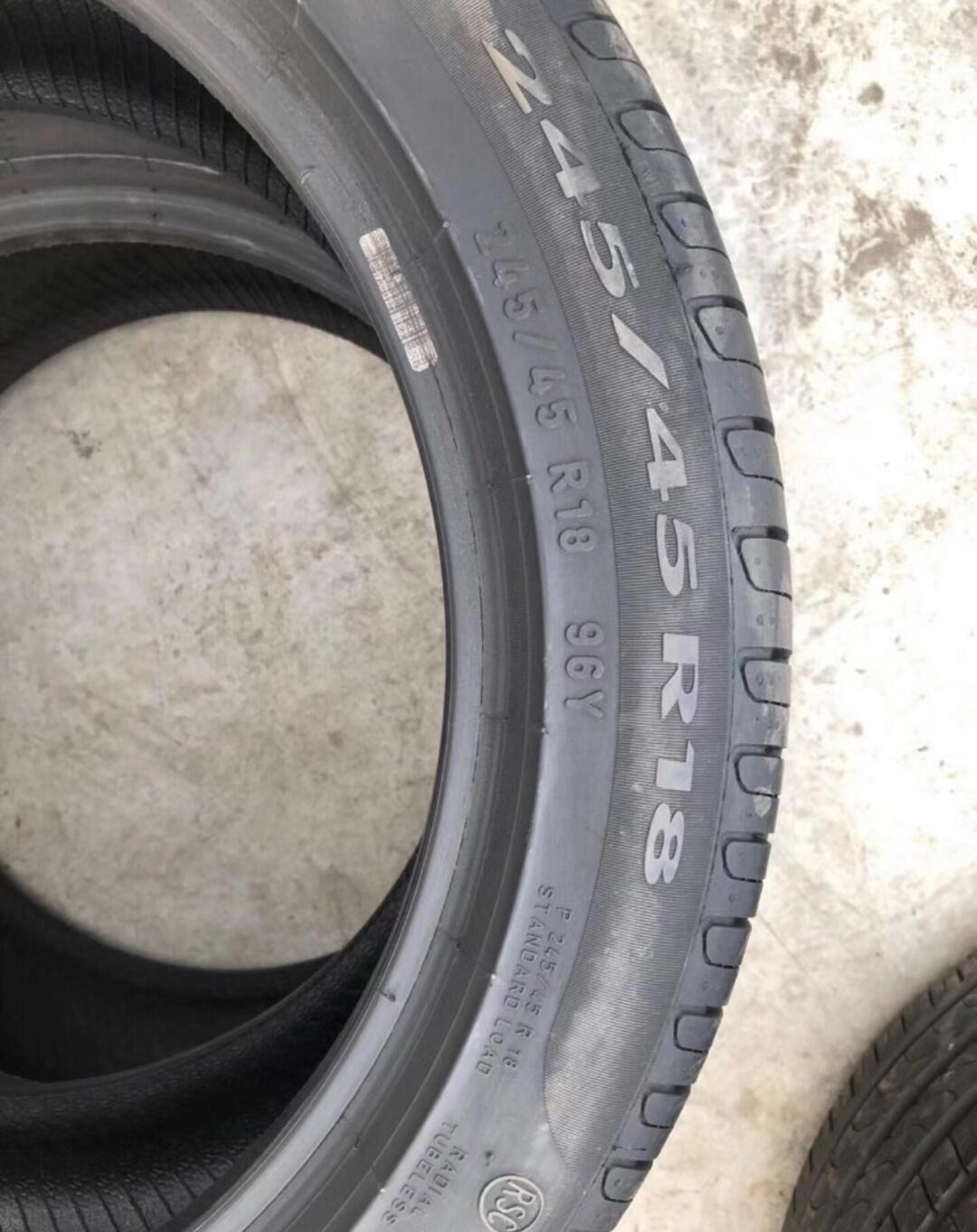 宝马5系18寸原装精品拆车轮胎