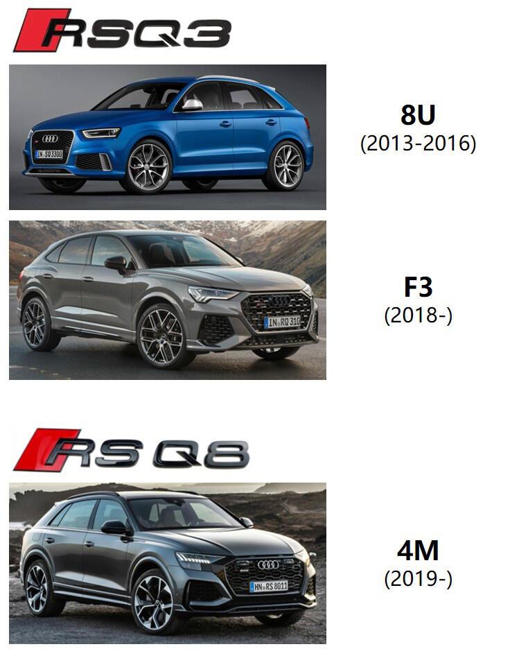 奥迪rs量产车型全图鉴