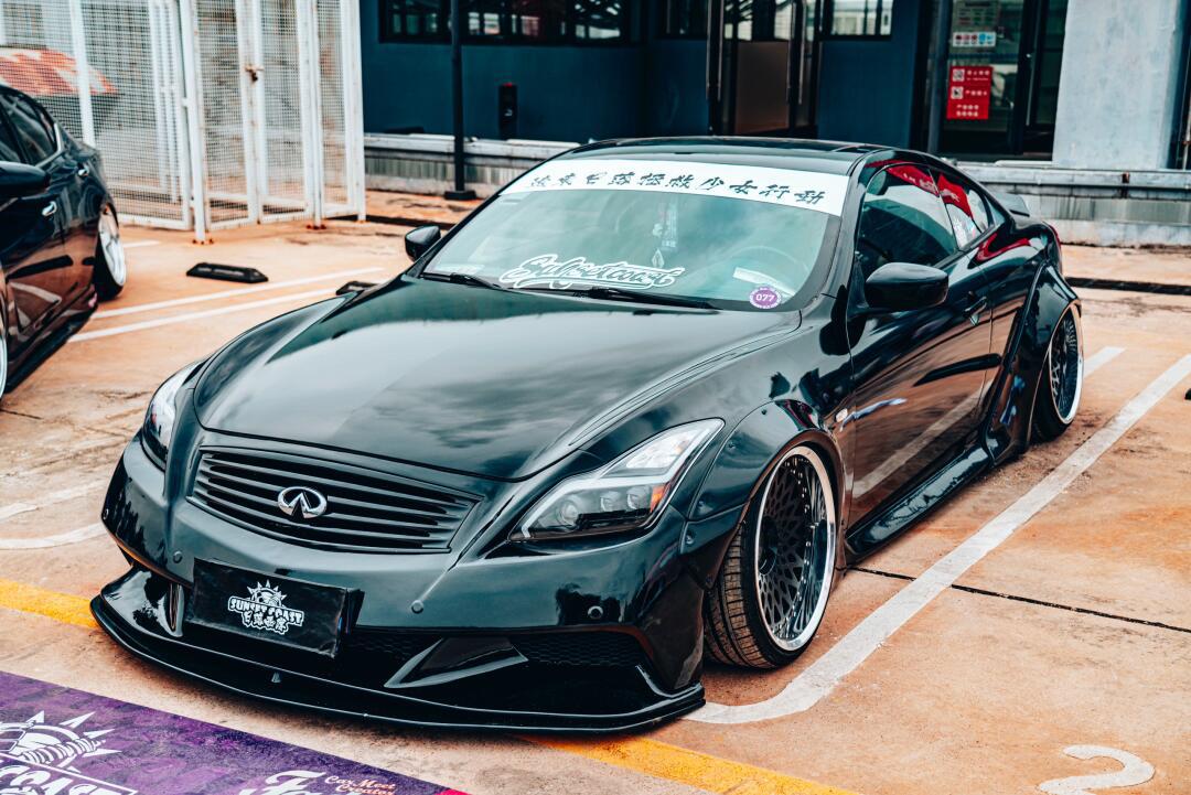 英菲尼迪g37s,pandem宽体,狂野的jdm,沃德十佳发动机,300多匹自然