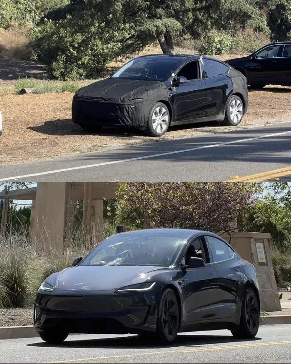 特斯拉 model y改款首次曝光!_model y社区_易车社区