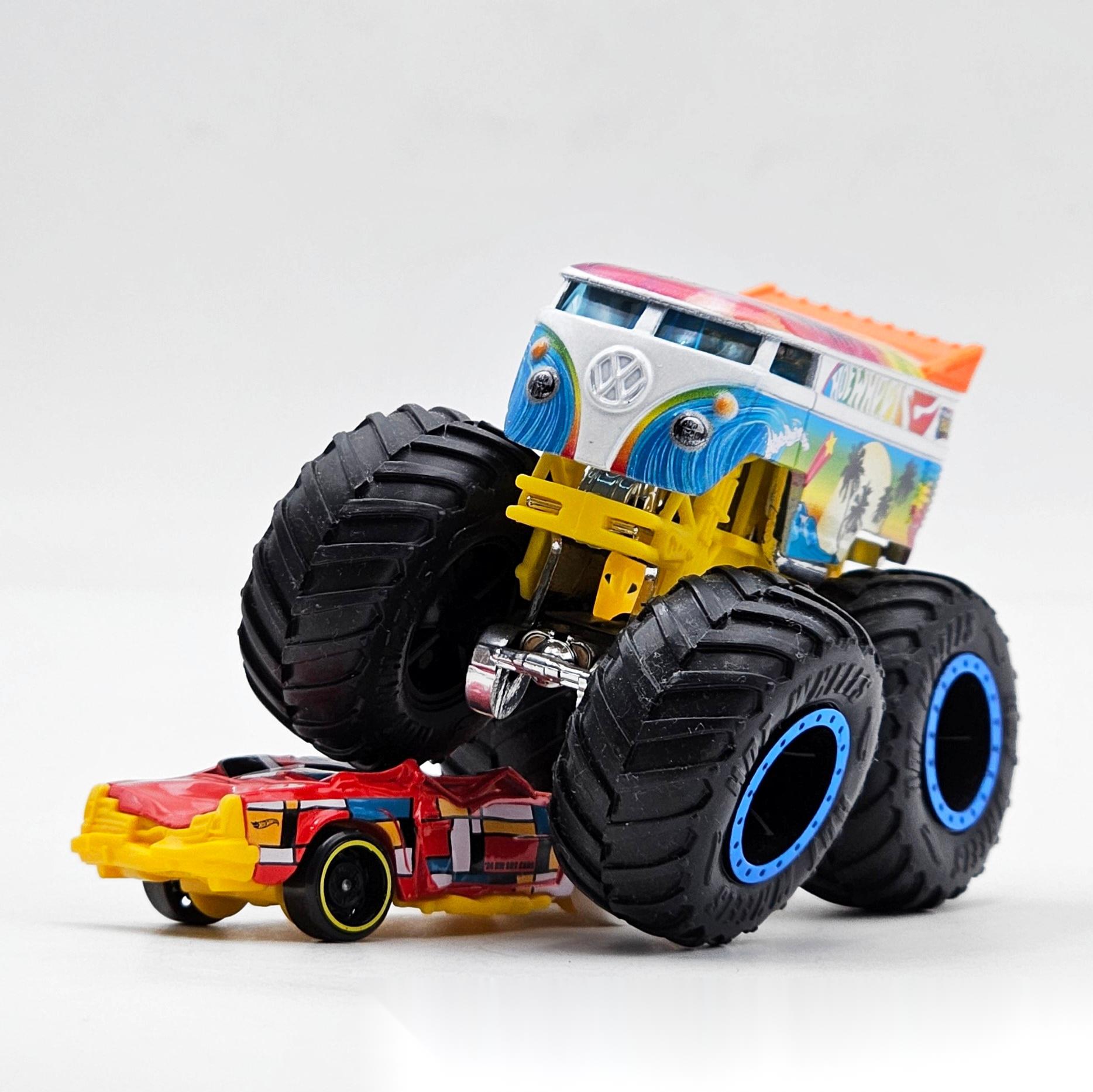 795 风火轮|大众t1 dragbus大轮车 非常好看的车花