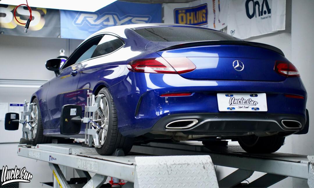 5000块的避震居然装在尊贵的奔驰两门跑车上