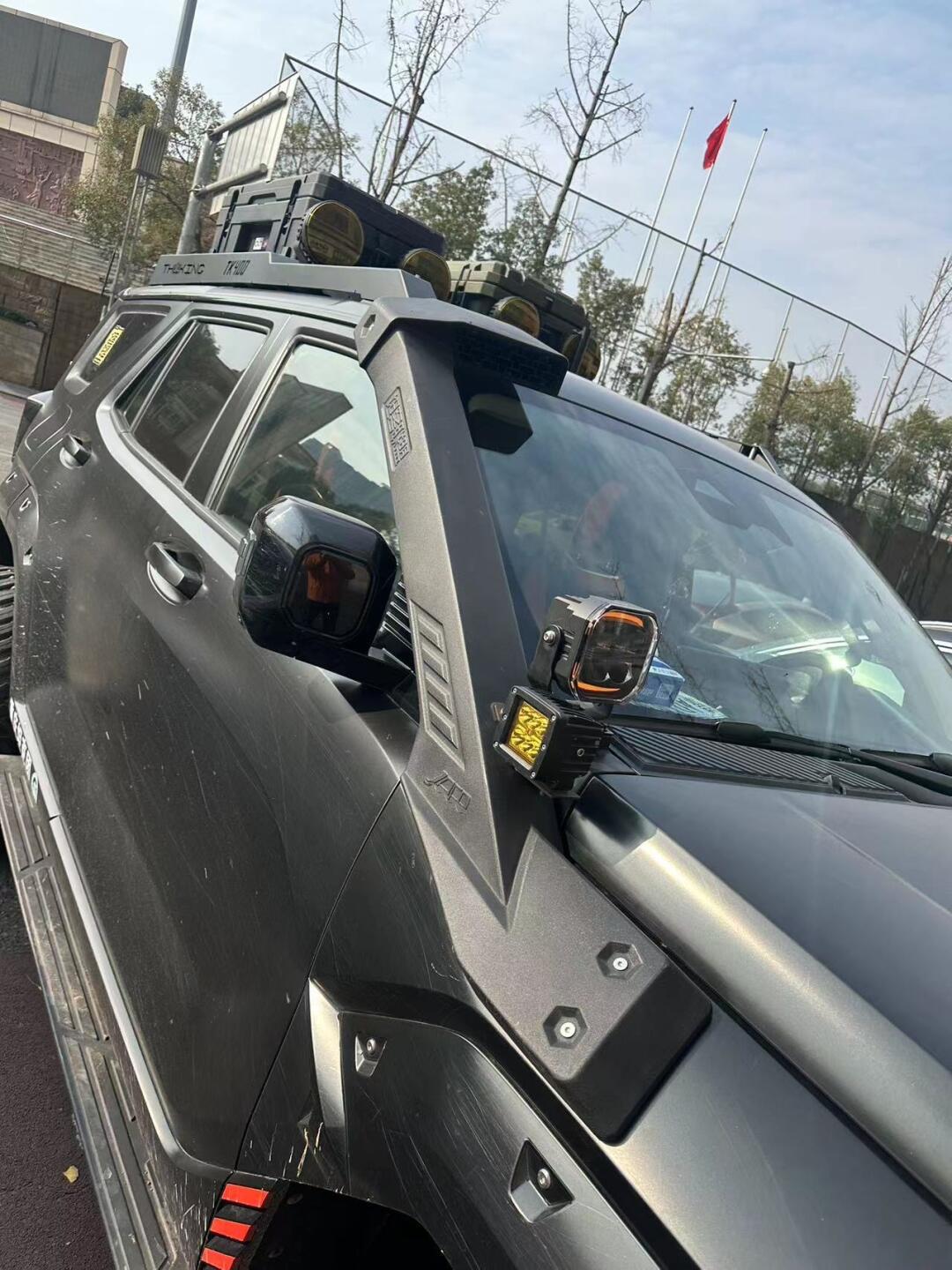 坦克400涉水喉上车效果,坦克联盟款坦克四百涉水喉.