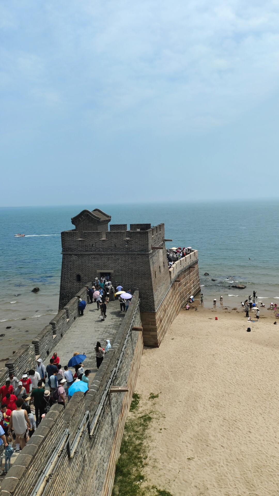 自驾游山海关老龙头景区