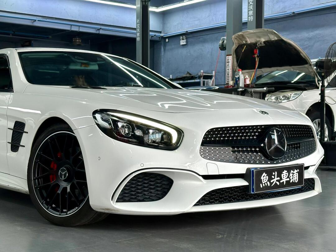 奔驰sl·amg锻造轮毂·卡钳烤漆改色